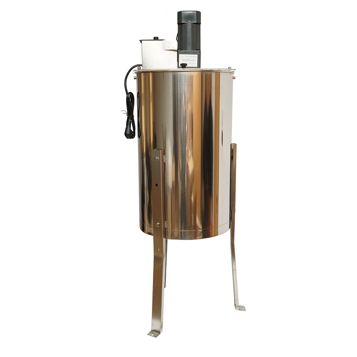 Centrifuga apicola electrica 120W 220V, extractor miere din inox cu 3 rame